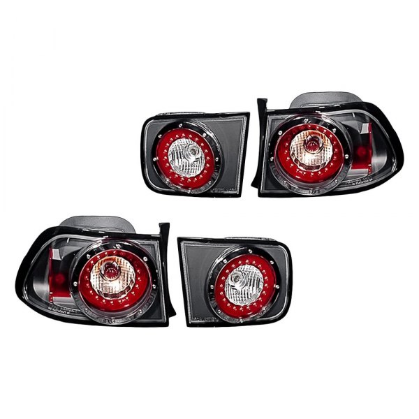 Replacement - Black/Red LED Tail Lights