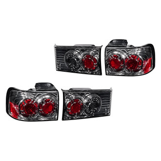 Replacement - Driver and Passenger Side Chrome Wheel Design Euro Tail Lights