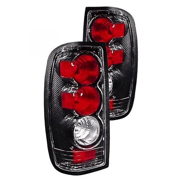 Replacement - Carbon Fiber/Red Euro Tail Lights