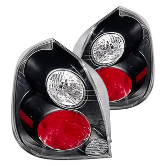 Replacement - Driver and Passenger Side Black/Red Euro Tail Lights