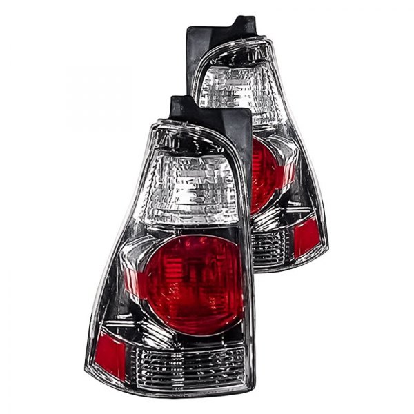 Replacement - Gunmetal/Red Euro Tail Lights, Toyota 4Runner