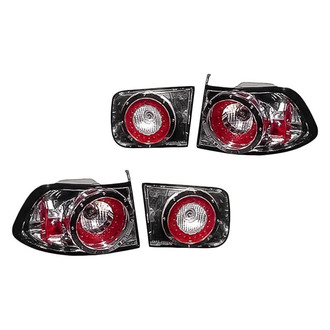 Replacement - Driver and Passenger Side Inner and Outer Chrome LED Tail Lights