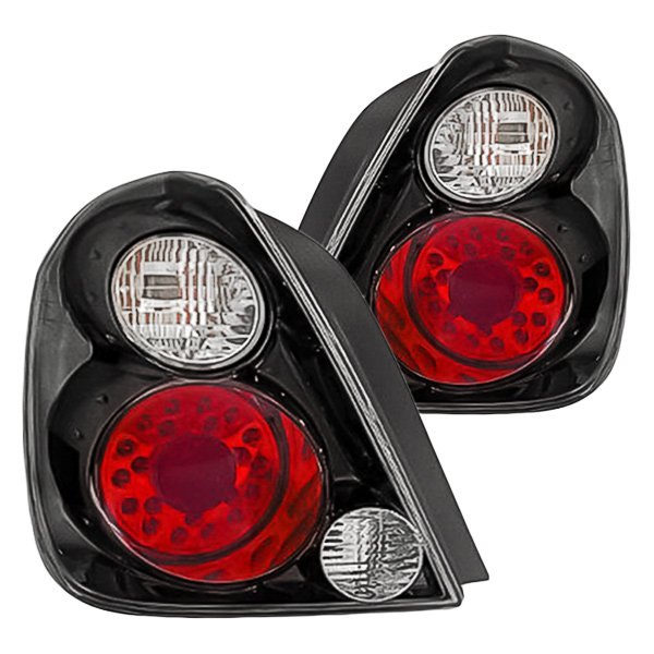 Replacement - Gunmetal/Red LED Tail Lights