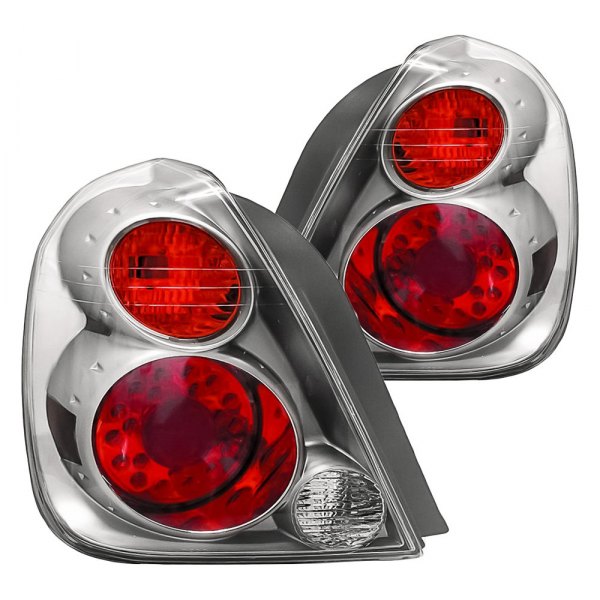 Replacement - Titanium/Red Titanium LED Tail Lights, Nissan Altima
