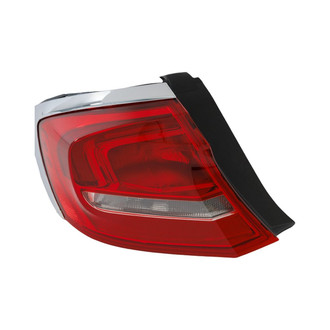 Replacement - Driver Side Driver Side Outer Tail Light (CAPA Certified)