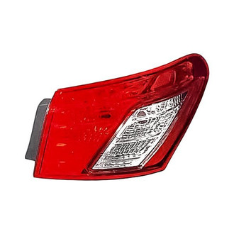 Replacement - Passenger Side Passenger Side Outer Tail Light Lens and Housing (CAPA Certified)