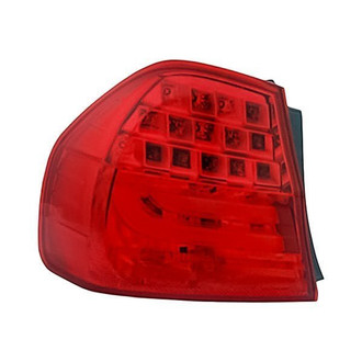 Replacement - Driver Side Driver Side Outer Tail Light Lens and Housing (CAPA Certified)