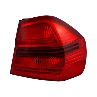 Replacement - Passenger Side Passenger Side Outer Tail Light Lens and Housing (CAPA Certified)