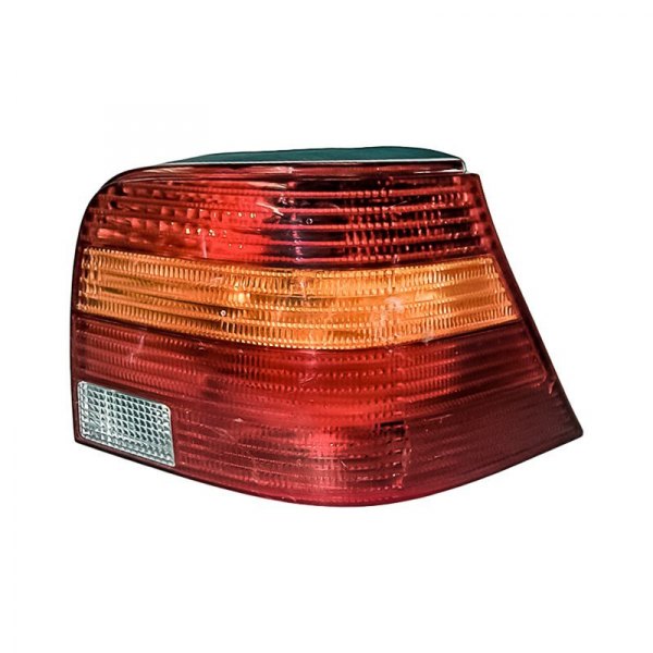 Replacement - Passenger Side Outer Tail Light Lens and Housing, Volkswagen Golf