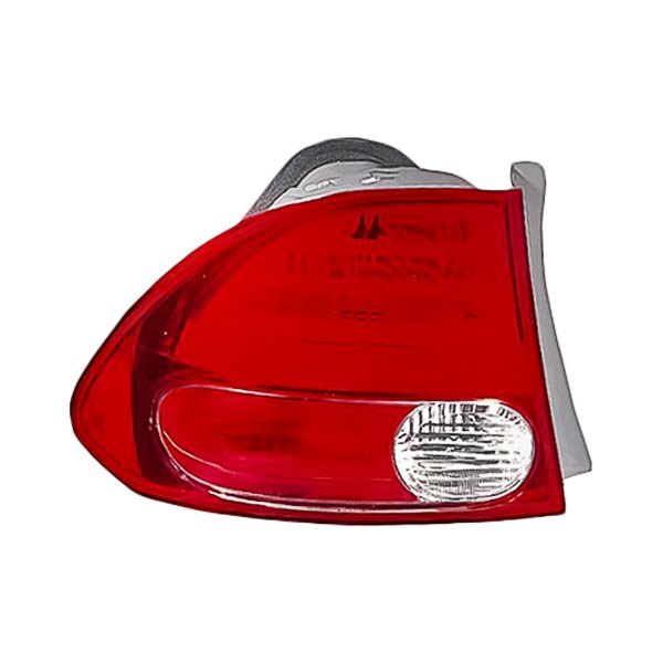Replacement - Driver Side Outer Tail Light Lens and Housing, Honda Civic