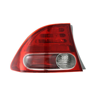 Replacement - Driver Side Driver Side Outer Tail Light Lens and Housing (CAPA Certified)
