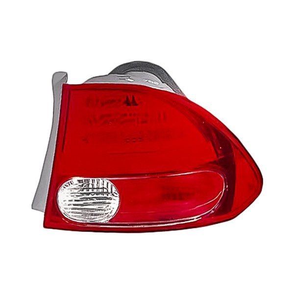 Replacement - Passenger Side Outer Tail Light Lens and Housing, Honda Civic