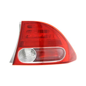 Replacement - Passenger Side Passenger Side Outer Tail Light Lens and Housing (CAPA Certified)