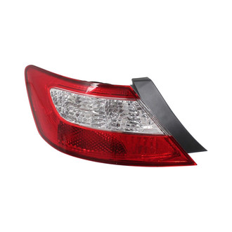 Replacement - Driver Side Driver Side Tail Light Lens and Housing (CAPA Certified)