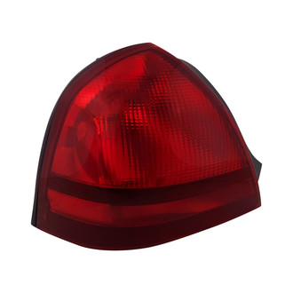 Replacement - Driver Side Driver Side Tail Light Lens and Housing (CAPA Certified)