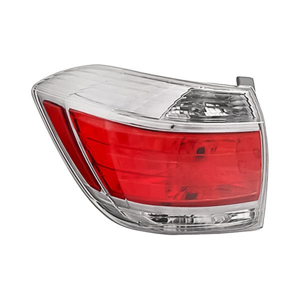 Replacement - Driver Side Tail Light Lens and Housing, Toyota Highlander