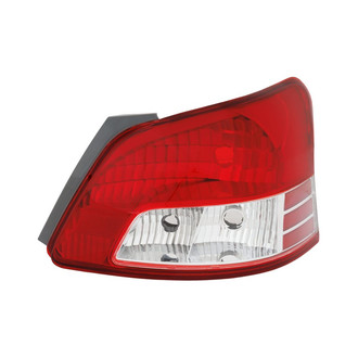 Replacement - Driver Side Driver Side Tail Light Lens and Housing (CAPA Certified)