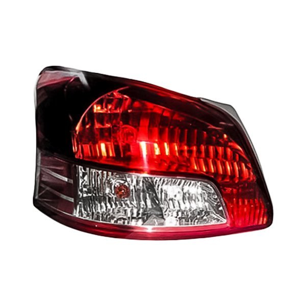 Replacement - Driver Side Tail Light Lens and Housing, Toyota Yaris