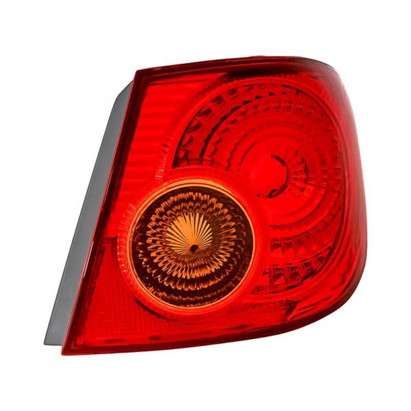 Replacement - Passenger Side Outer Tail Light Lens and Housing, Toyota Corolla