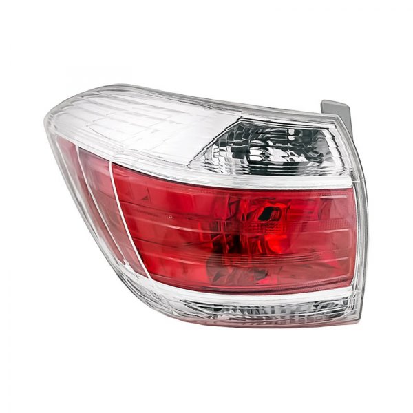 Replacement - Driver Side Outer Tail Light Lens and Housing, Toyota Camry