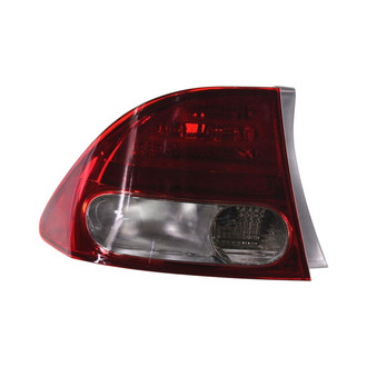 Replacement - Driver Side Driver Side Outer Tail Light Lens and Housing (CAPA Certified)