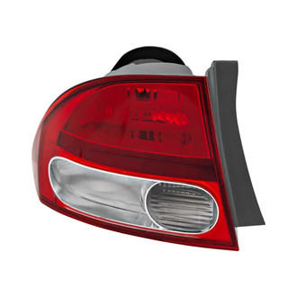 Replacement - Driver Side Driver Side Outer Tail Light Lens and Housing (Standard Line)