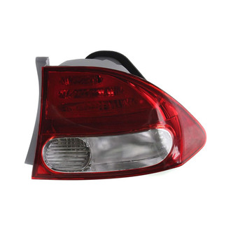 Replacement - Passenger Side Passenger Side Outer Tail Light Lens and Housing (CAPA Certified)
