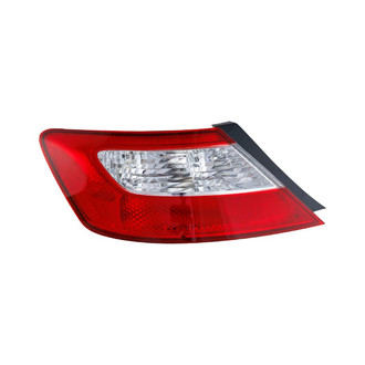 Replacement - Driver Side Driver Side Outer Tail Light Lens and Housing (CAPA Certified)