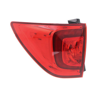 Replacement - Driver Side Driver Side Outer Tail Light (CAPA Certified)