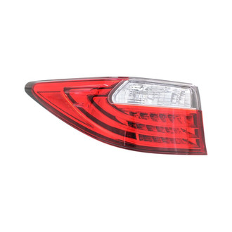 Replacement - Driver Side Driver Side Outer Tail Light Lens and Housing (CAPA Certified)