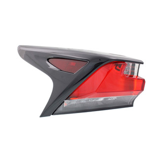 Replacement - Driver Side Driver Side Outer Tail Light Lens and Housing (CAPA Certified)
