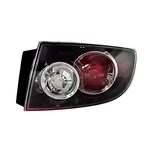 Replacement - Passenger Side Outer Tail Light Lens and Housing, Mazda 3
