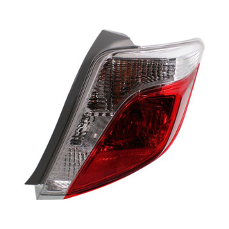 Replacement - Passenger Side Passenger Side Tail Light Lens and Housing (CAPA Certified)