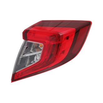 Replacement - Passenger Side Passenger Side Outer Tail Light (CAPA Certified)