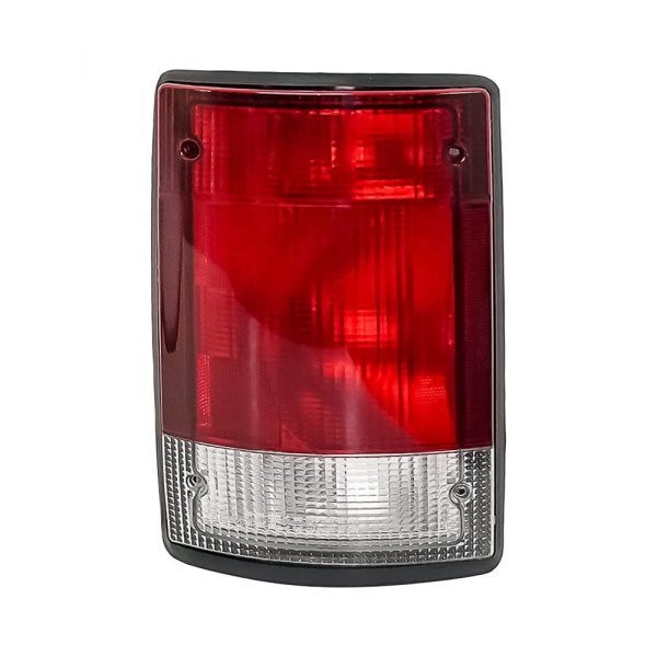 Replacement - Driver Side Tail Light Lens and Housing, Ford E-series