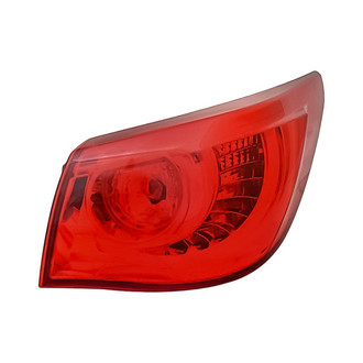Replacement - Passenger Side Passenger Side Outer Tail Light (CAPA Certified)