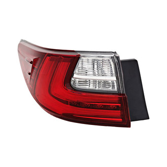 Replacement - Driver Side Driver Side Outer Tail Light Lens and Housing (Standard Line)