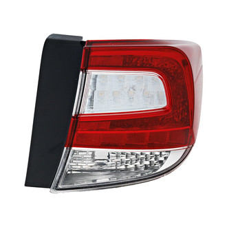 Replacement - Passenger Side Passenger Side Outer Tail Light Lens and Housing (CAPA Certified)