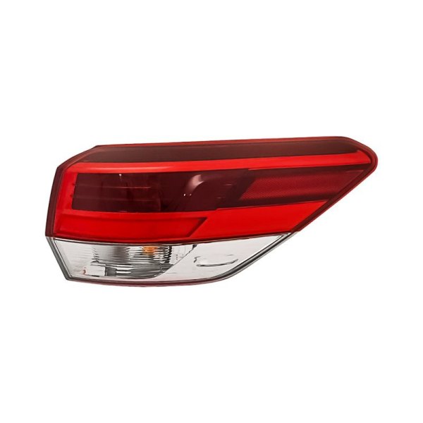 Replacement - Passenger Side Outer Tail Light, Toyota Highlander