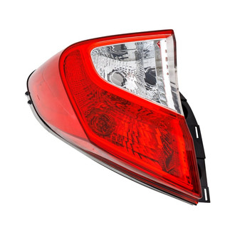 Replacement - Driver Side Driver Side Outer Tail Light Lens and Housing (Standard Line)