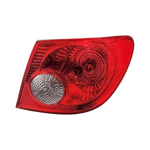 Replacement - Passenger Side Outer Tail Light, Toyota Corolla