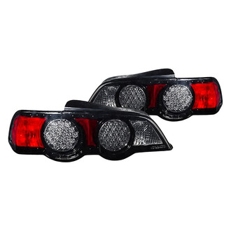 Replacement - Driver and Passenger Side Black/Red LED Tail Lights