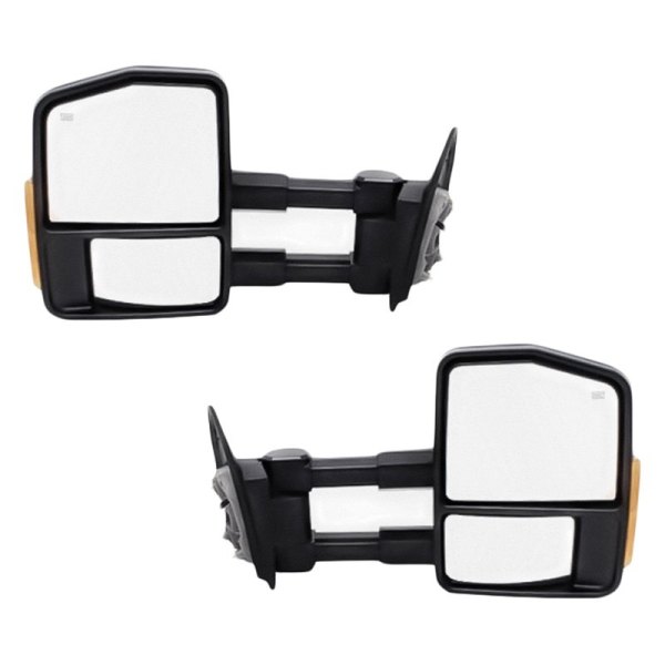 Replacement - Driver and Passenger Side Manual Towing Mirror