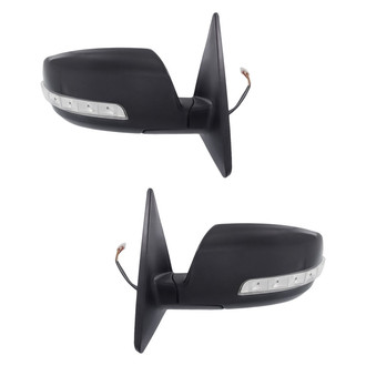 Replacement - Power Side View Mirror (Foldaway)