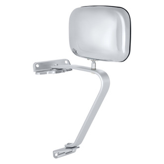 Replacement - Passenger Side Manual View Mirror (Non-Heated, Foldaway) (Standard Line)