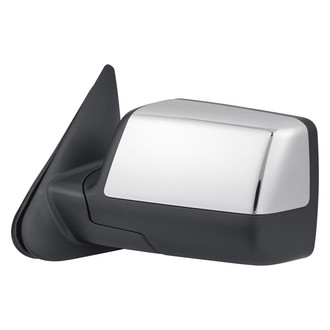 Replacement - Driver Side Manual View Mirror (Non-Heated, Foldaway) (Standard Line)