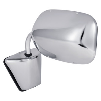 Replacement - Driver or Passenger Side Manual View Mirror (Non-Heated, Foldaway) (Standard Line)