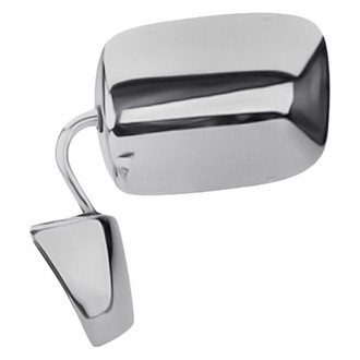 Replacement - Driver or Passenger Side Manual View Mirror (Non-Heated, Non-Foldaway) (Standard Line)