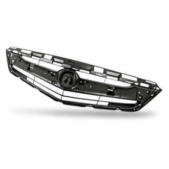  2016-2018 Acura Ilx Front Grille; Black Base; Without Adaptive  Cruise Control; Made Of Abs Plastic Partslink AC1200129C : Automotive