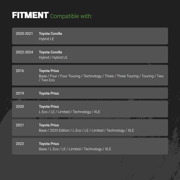 Replacement - Front Direct Fit Catalytic Converter Fitment Information